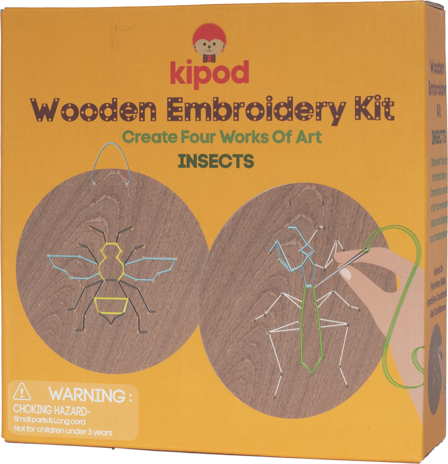 Wooden Embroidery Kit – Insects