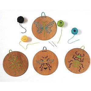 Wooden Embroidery Kit – Insects