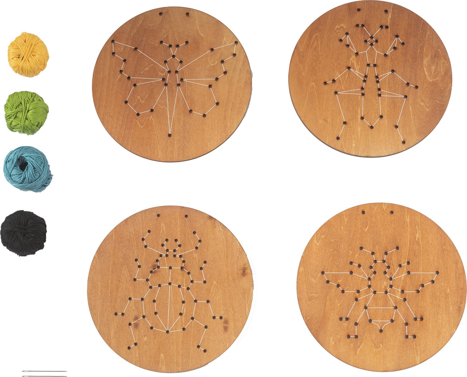 Wooden Embroidery Kit – Insects