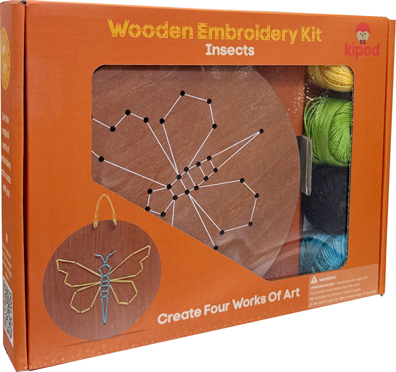 Wooden Embroidery Kit – Insects