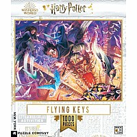 NY Puzzle Harry Potter Flying Keys 1000pc