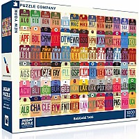 Baggage Tags Puzzle (1000 Pc)