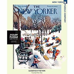 Sledding in the Park