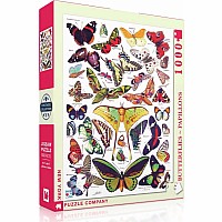 NY Puzzle Butterflies 1000pc