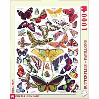 NY Puzzle Butterflies 1000pc