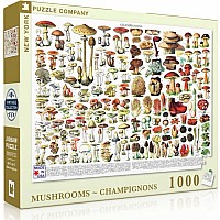 NY Puzzle Mushrooms 1000pc