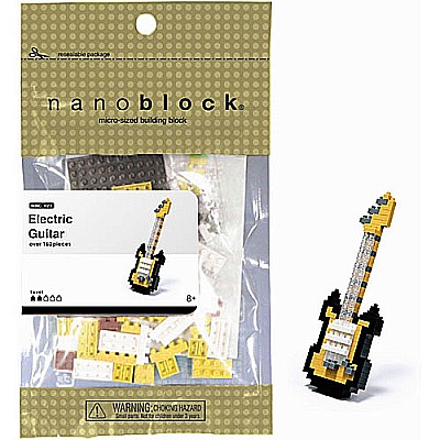 Nanoblock Electric Guitar (Gold)