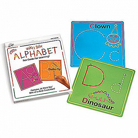 Wikki Stix Alphabet Fun Cards for Learning