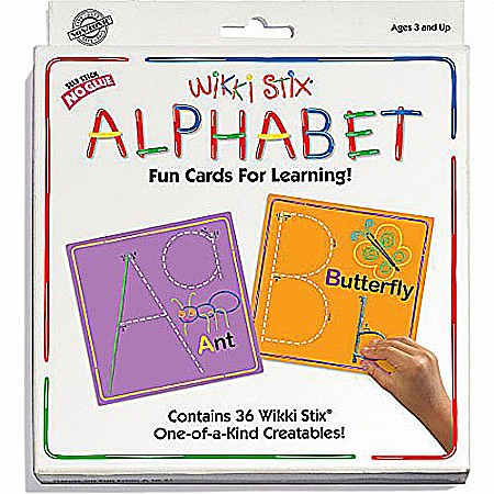 Wikki Stix Alphabet Fun Cards for Learning