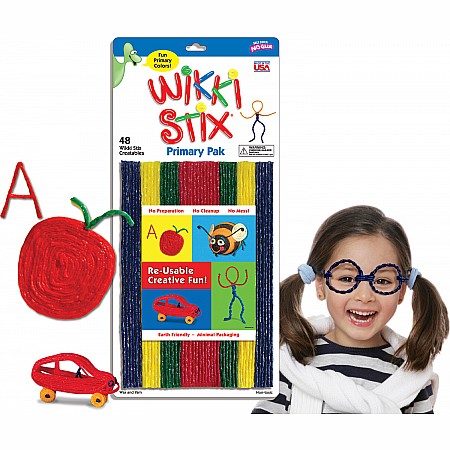 Wikki Stix Primary Colors Molding & Sculpting Sticks