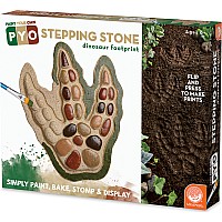 Paint-Your-Own Stepping Stone: Dinosaur Footprint
