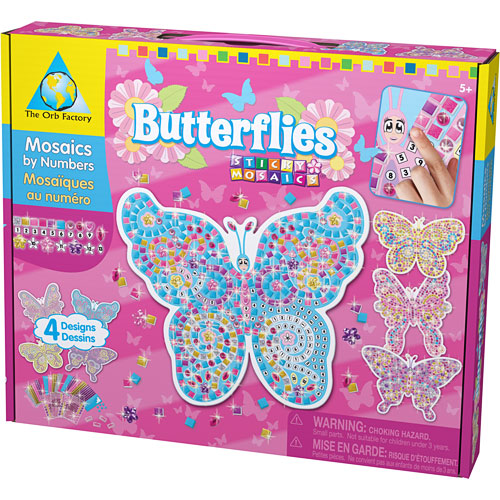 The Orb Factory Sticky Mosaics – Porta Gioielli A Forma Di Cuore Con Mosaico Adesivo, Gioco Creativo Per Bambini, Numeri E Colori - 2