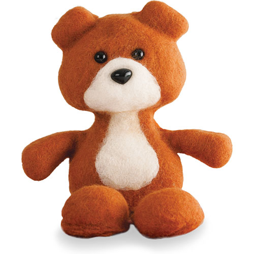 The Orb Factory Fuzzeez Teddy Bear Fuzzy Fun Craft Kit Play w/ Pet Animal Gift! 