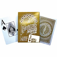 Peacock Deck of Playing Cards - Large Print