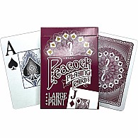 Large Print Playing Cards Assorted Colors