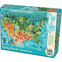  350 pc Family Puzzle United States Of America 