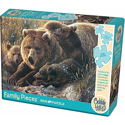 Grizzly Family (350 pc Family) Cobble Hill