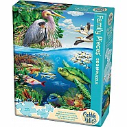 Cobble Hill 350 pc Family Pieces Puzzle - Earth Day