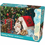 Cobble Hill 350 pc Family Pieces Puzzle - Happy Pawlidays