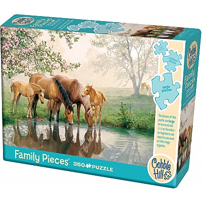 Horse Family (350 pc Family) Cobble Hill