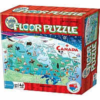 Map Of Canada (48 pc Floor Puzzle) Cobble Hill