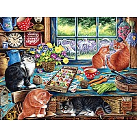 Garden Shed Cats (35 pc Tray) Cobble Hill