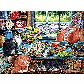 Garden Shed Cats (Tray)