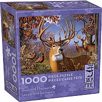 Deer And Pheasant - 1000 Piece Puzzle