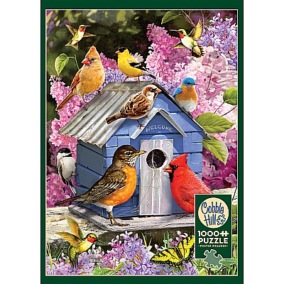 Spring Birdhouse (1000 pc) Cobble Hill