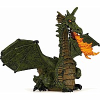 Dragon, Green Winged With Flame