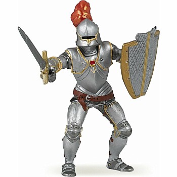 Papo Knight In Armor With Red Feather