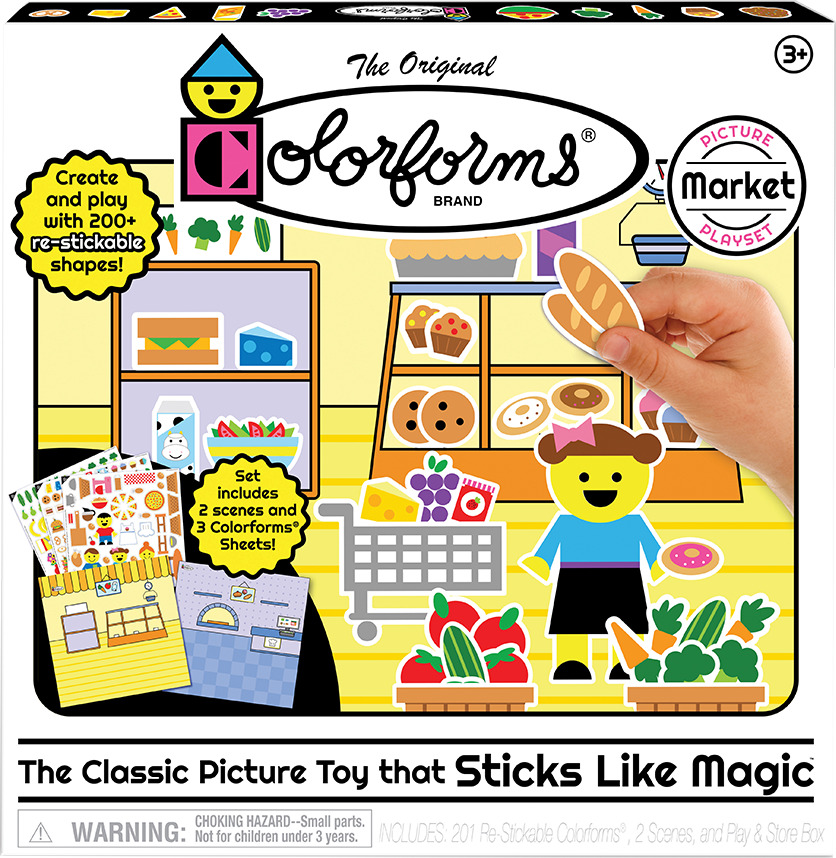 Colorforms Picture Playsets-Market