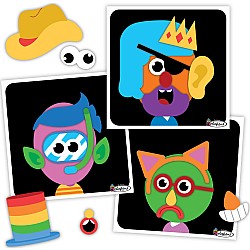 Colorforms® Silly Faces Game