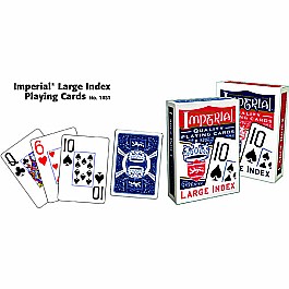 Hoyle RED /& Blue Poker Sized 100/% Plastic Playing Cards 2 Deck Set