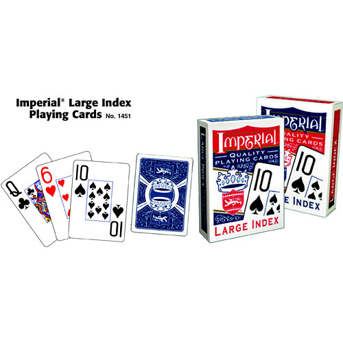 Imperial Large Index Playing Cards - Timbuk Toys