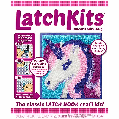 LatchKits™ Unicorn Latch Hook Kit