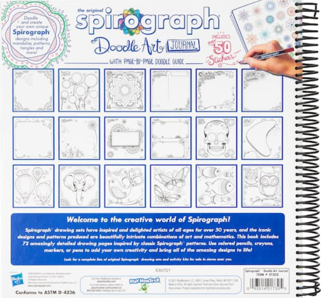 Spirograph Doodle Art Journal