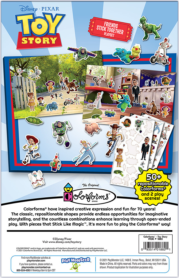 Colorforms® Disney Toy Story Box Set Stevensons Toys