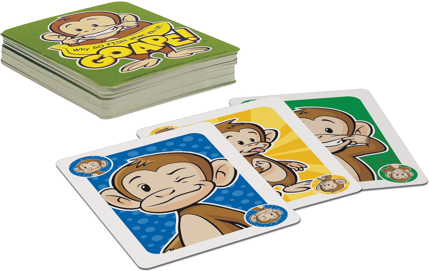 Go Ape! Travel Card Game for Kids - Twist on Go Fish - Act Out