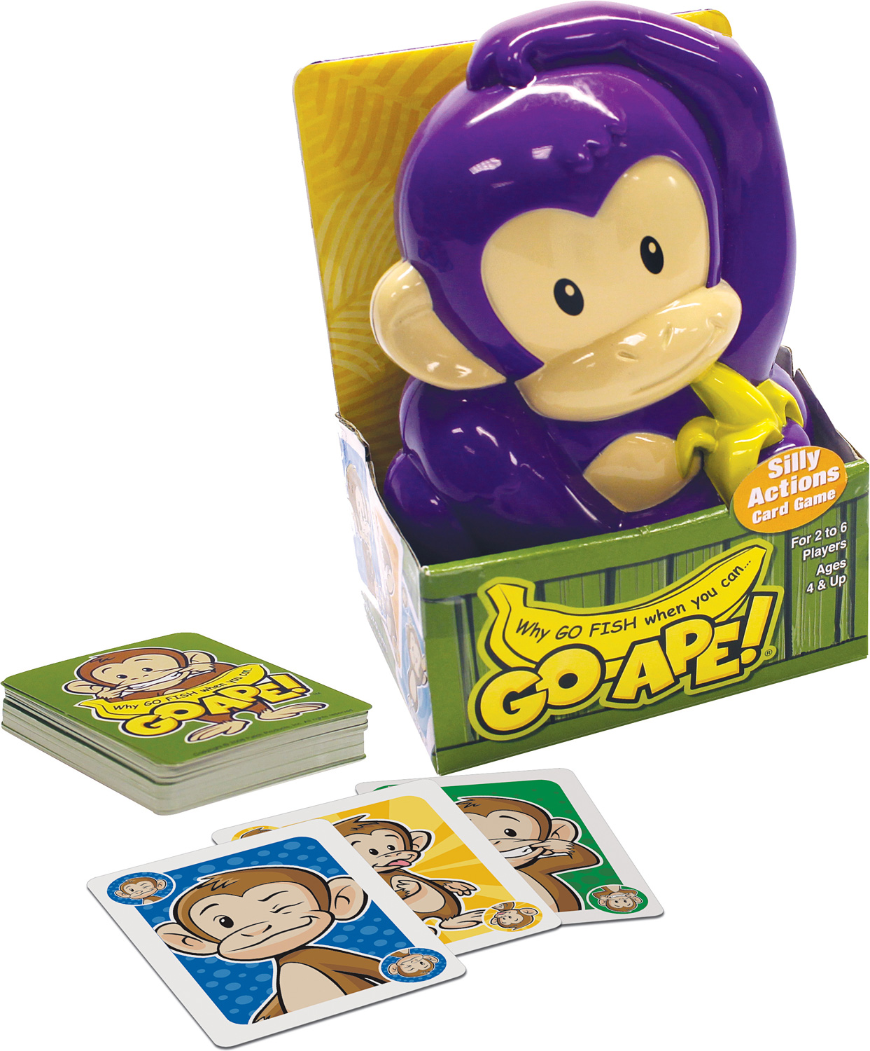 Go Ape! Travel Card Game for Kids - Twist on Go Fish - Act Out