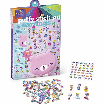 Craft-Tastic Puffy Stick-On Earings