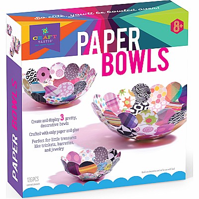 Craft-tastic Paper Bowls
