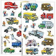 Peaceable Kingdom City Car and Truck Sticker Pack