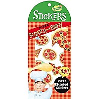 Peaceable Kingdom Scratch and Sniff Pizza Scented Sticker Pack