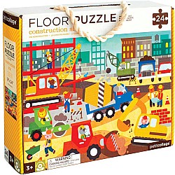 Petit Collage "Construction Site" (24 pc Floor Puzzle)