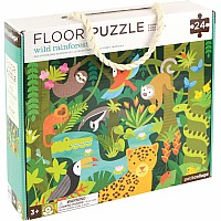   24 pc Floor Puzzle Wild Rainforest 