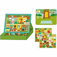 Treehouse Party Magnetic Play Scene
