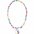 Rainbow caticorn beaded necklace