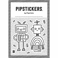 Stickers -  Color-in Robots (4x4)