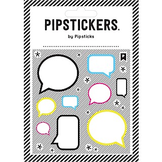 Stickers -  Color-in Speech Bubbles (4x4)
